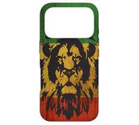 Rasta Reggae Lion Drapeau Jamaïque pour Les Amateurs de Rastafari Coque pour iPhone 17 Pro