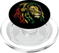 Rasta Reggae Lion of Judah Jamaican Pride Reggae Amoureux de Musique PopSockets PopGrip pour MagSafe