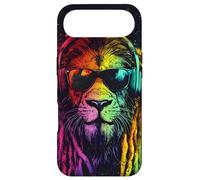 Rasta & Reggae Lion | Tête de Lion colorée, Rastafari Coque pour iPhone Air