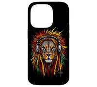 Rasta Reggae Music Lion of Judah Rastafari Pride Jamaika Jah Coque pour iPhone 14 Pro