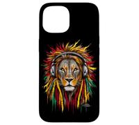 Rasta Reggae Music Lion of Judah Rastafari Pride Jamaika Jah Coque pour iPhone 15