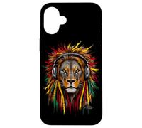 Rasta Reggae Music Lion of Judah Rastafari Pride Jamaika Jah Coque pour iPhone 16 Plus