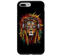 Rasta Reggae Music Lion of Judah Rastafari Pride Jamaika Jah Coque pour iPhone 7 Plus/8 Plus