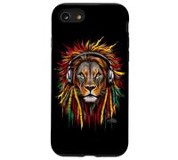 Rasta Reggae Music Lion of Judah Rastafari Pride Jamaika Jah Coque pour iPhone SE (2020) / 7/8