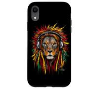 Rasta Reggae Music Lion of Judah Rastafari Pride Jamaika Jah Coque pour iPhone XR
