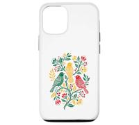 Rasta Reggae Roots Three Birds Jamaica Folk Art Floral Coque pour iPhone 12/12 Pro
