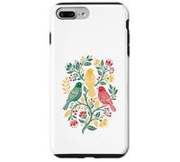 Rasta Reggae Roots Three Birds Jamaica Folk Art Floral Coque pour iPhone 7 Plus/8 Plus