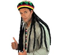 Rasta TAM with EXTRALONG Dreadlocks -