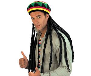 Rasta TAM with EXTRALONG Dreadlocks -