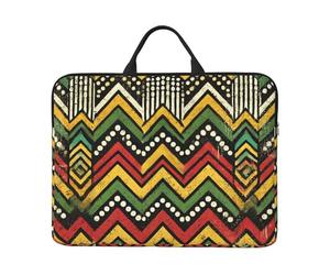 Rasta-Zigzag Thin-Line Housse pour ordinateur portable 14" avec fermeture éclair