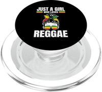 Rastafari Girl, Festival, Musique De Concert Rasta Jamaïque PopSockets PopGrip pour MagSafe