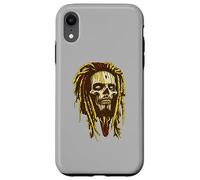 Rastafarian Rasta Skull Dreadlock Reggae Music Graphic Coque pour iPhone XR