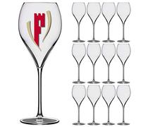 Rastal - Lot de 12 verres Flûte à dégustation - MOD. FRANCIACORTA - capacité 42 cl.