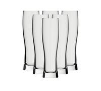 Rastal Monaco Slim Lot de 6 verres à bière blanche 0,3 l - Verre à bière blanche fin 0,3 l (non calibré) - Robuste et passe au lave-vaisselle - Verres à bière pour la restauration et la maison
