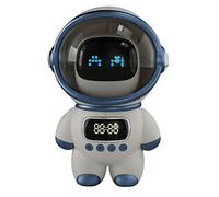 Rastapulz Astronaut Smart Bluetooth Speaker AI Voice HiFi Audio Bureau Multifonctionnel Audio Nouveau Réveil Numérique Radio FM Facile à Utiliser A