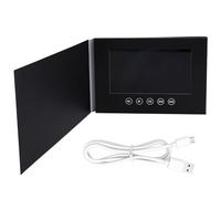 Rastapulz Brochure vidéo avec écran IPS 7" 256 Mo de mémoire pour cadeau d'anniversaire, fête des pères, fête des mères