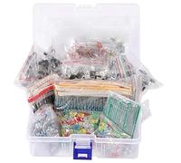Rastapulz Kit de 1818 pièces de composants électroniques DIY, assortiment de , triodes LED, condensateurs, diodes, potentiomètre PCB