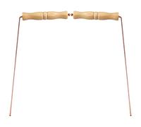 Rastapulz Kit de cannes à désirs en cuivre comme outil de divination - Cannes à désirs avec poignées en bois naturel