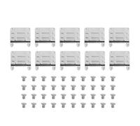 Rastapulz Lot de 10 mini cartes d'extension PCI-E en métal de demi-à pleine taille - Support adaptateur PCI Express WiFi sans fil avec vis