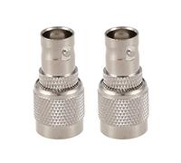 Rastapulz Lot de 2 câbles adaptateurs TNC mâle vers BNC mâle M/F coaxial HF