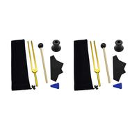 Rastapulz Lot de 2 diapasons F 174 Hz pour la guérison des chakras, la thérapie sonore, le corps, l' et l'âme en parfaite harmonie