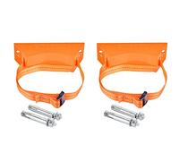 Rastapulz Lot de 2 supports de cylindre de gaz - En ABS - Orange