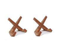 Rastapulz Lot de 2 supports pour livre de cuisine faits à la main pour livre de recettes pour présentoir de livre de cuisine de ferme