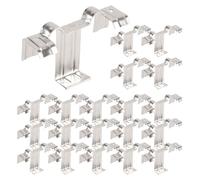 Rastapulz Lot de 20 boucles de drainage de panneau photovoltaïque - Panneau solaire - Borne de drainage de l'eau pour le drainage du panneau solaire - 30 mm - Installation facile