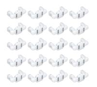 Rastapulz Lot de 20 clips magnétiques pour lumières de Noël C9, toiture, extérieur, guirlande lumineuse Xmas, revêtement extérieur de toit, clôture