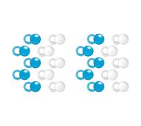 Rastapulz Lot de 20 paires d'aimants pour numéro de course, clips magnétiques pour dossard marathon, boucles de numéro de course, fermoirs pour numéro de dossard, bleu et