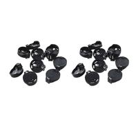 Rastapulz Lot de 20 supports de piles ronds noirs pour CR2032 2016 2025