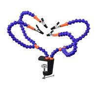 Rastapulz Lot de 4 bras flexibles, mains d'aide, troisième main, outil de soudage, support de plaque d'échelle, support de soudure pour la réparation des plaques d'échelle