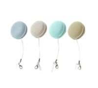 Rastapulz Lot de 4 effaceurs d'écran de téléphone portable, gomme pour écran de téléphone portable, pinceau pour écran et lunettes, nettoyant d'écran macaron