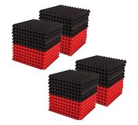 Rastapulz Lot de 50 disques d'insonorisation en mousse pour studio à domicile 2,5 x 30 x 30 cm