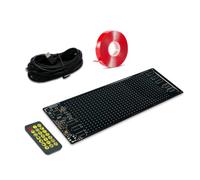 Rastapulz Panneau LED programmable avec texte déroulant, panneaux de chargement LED, panneau d'affichage numérique flexible, contrôle de l'application DIY, panneau de matrice LED, A