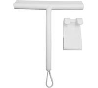 Rastapulz Raclette de douche en silicone - Raclette de nettoyage multi-usages avec crochet et sangle de transport pour salle de bain, portes, voitures et meubles