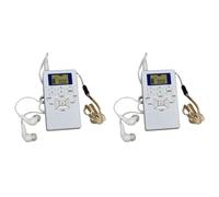 Rastapulz Radio FM numérique, mini haut-parleur, récepteur portable, écran, lecteur de musique à bande unique, écran LED,