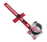 Rastapulz Support de rainure de fraisage 4 en 1 pour défonceuses - Dispositif pour ferrures d'armoire - Dispositif pour découpeuses circulaires en aluminium - Support de fraise pour défonceuses A