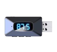 Rastapulz T65 Mini USB Récepteur Émetteur avec Affichage LED Adaptateur Audio Bluetooth 5.4 pour Voiture