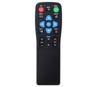Rastapulz Télécommande à grosses touches pour personnes âgées, convient pour téléviseur, boîtier de streaming, récepteur audio barre de son et DVD/VCR/Sat, famille