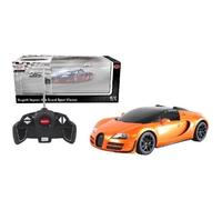Rastar Voiture radiocommandée Bugatti Veyron 1:18 Orange 53900