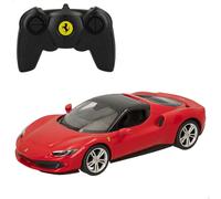 ColorBaby Rastar 41282 Voiture radiocommandée, Ferrari 296 GTS, Licence Officielle, échelle 1:16, avec lumière, Rouge, Voitures télécommandées, véhicule radiocommandé, télécommande, Cadeaux pour