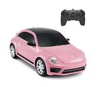 RASTAR - Voiture télécommandée Coccinelle Volkswagen échelle 1:24 pour enfant, rose