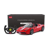 RASTAR - Voiture télécommandée Ferrari 458 Special A - Rouge - Échelle 1/14 - Décapotable : ouverture et fermeture automatiques