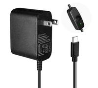 RasTech GaN PD Bloc d'alimentation 27 W pour Raspberry Pi 5 16 Go/8 Go/4 Go/2 Go 5,1 V 5 A USB-C Pi 5 DC