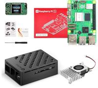 RasTech Raspberry Pi 5 16GO Kit avec Active Cooler, Boîtier ABS Pi 5, Raspberry Pi 5 16GO Board et Tournevis