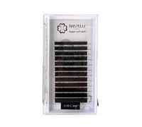 RASTELLI Flat Lashes | Extension de Cils Ellipse | Extension Cils à Cils 0.20| Extensions de Cils Plat (D - MIX)
