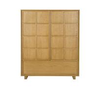RASTER - Armoire en bois clair L100 Marron clair