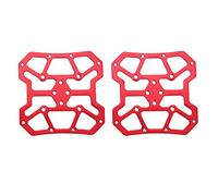 RASTKY 1 Paire d'adaptateurs de Pédales Automatiques pour Vélo en Alliage d'aluminiumConvertisseurs de Pédales et élégantsConfort de Conduite amélioré, Idéalvélos de Route et de Montagne (Rouge)