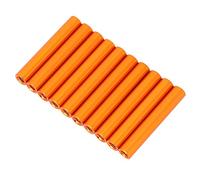 RASTKY 10 Pièces M3x30 Tiges de Fixation de Goujon D'espacement de Colonne D'espacement Ronde en Aluminium Orange, Entretoise en Aluminium Résistant à la Corrosion pour Drone, Entretoise de Colonne